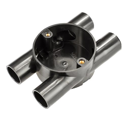 EGA 2ECR19B black 20mm H box