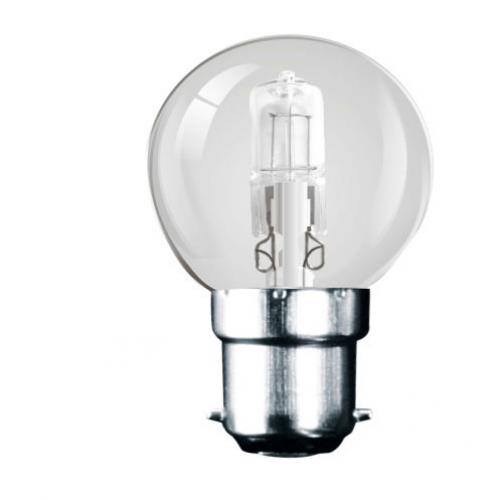 28W BC energy efficient halogen clear round lamp