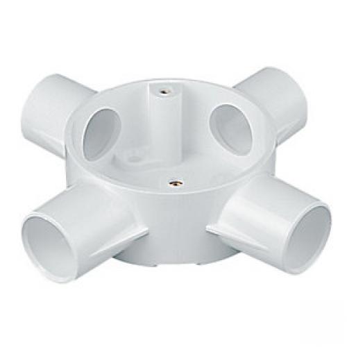 Gilflex B64W white 4 way box 20mm