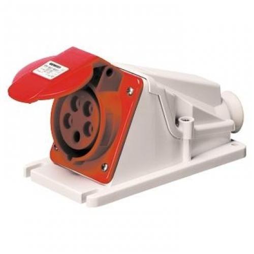 16a 415v 3P+E    surface angle mounted socket IP44
