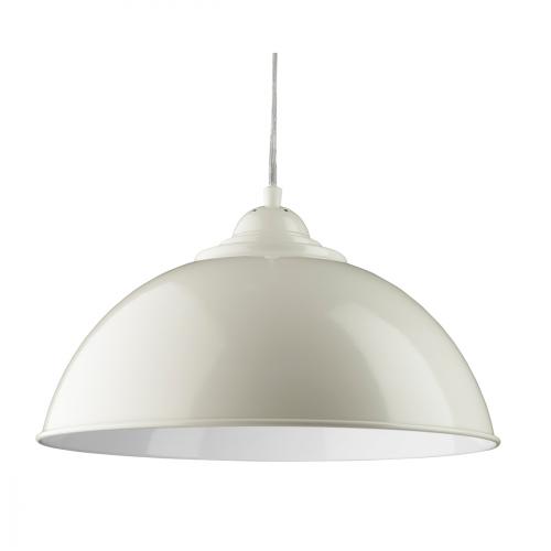 Searchlight 8140-CR Cream Pendant 1x 60W ES