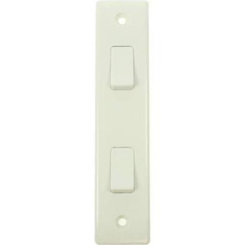 BG 848 2gang 2way 10A architrave lightswitch