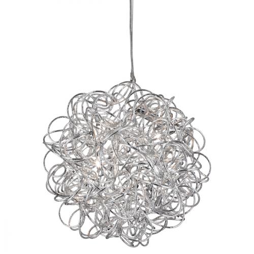 SEARCHLIGHT 9432 CHROME SCRIBBLE LIGHT FITTING