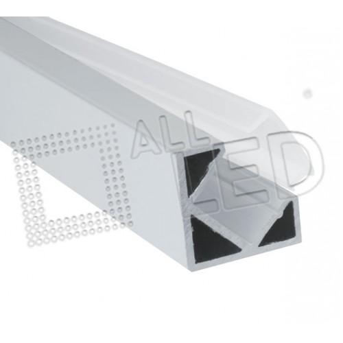 ALL LED 2M White Corner Aluminum Profile