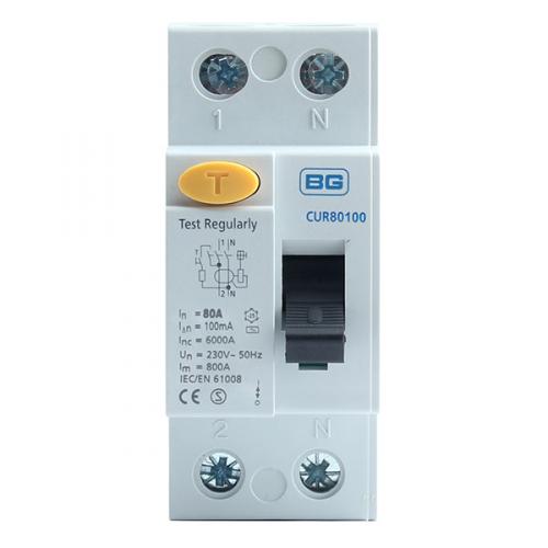 BG 80A 100mA RCD
