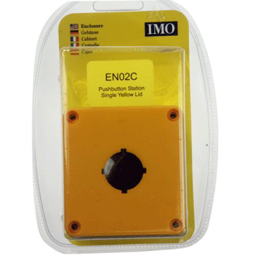 IMO Single Station Pushbutton Yellow Encl