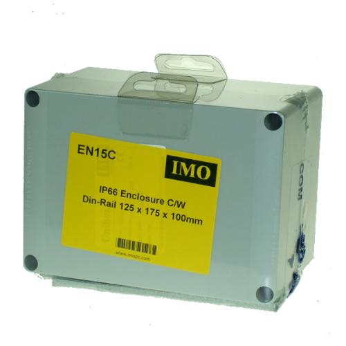IMO 125x175x100mm IP68 Enclosure c/w Din-Rail