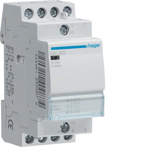 Hager 25A 4POLE CONTACTOR  230V
