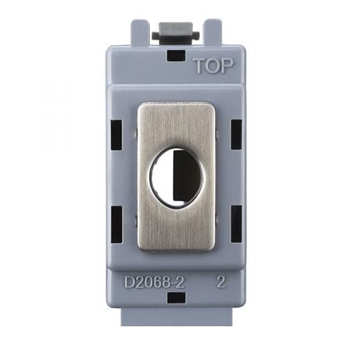 BG GBSFLEX flex outlet Brushed Steel grid switch