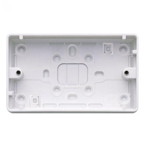 MK K2183WHI 2G soft PVC surface box
