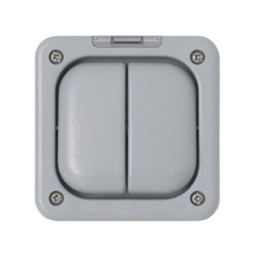 MK K56402GRY m/seal plus 2G 1way switch