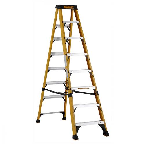 8 Tread fibreglass step ladder