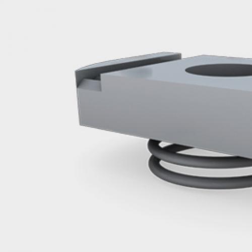 M10 Z/P channel nut short spring(40x20mm)