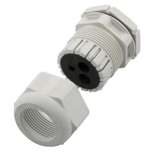 Deligo 32mm nylon gland kit large 2x16mm & 1x10mm