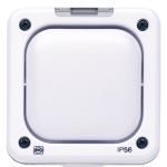 MK K56401 WHI m/seal plus 1G 2way switch