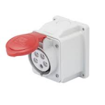 32a 415v 3P+E surface mounted socket IP44