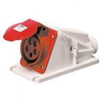 16a 415v 3P+E surface angle mounted socket IP44