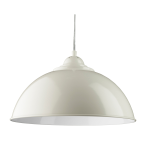 Searchlight 8140-CR Cream Pendant 1x 60W ES