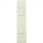 BG 848 2gang 2way 10A architrave lightswitch