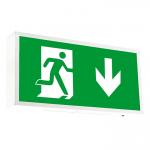 Ansell AG8/3M 8w 3Hr Maint Exit Box c/w Legend