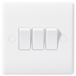 BG 843 3gang 2way 10A lightswitch