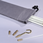 Hellermann Standard Rod Set (CS-SB) 10 x 4mm x1000mm White + 4 x Attachments & Carry Bag