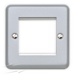 MK K182 ALM 1G 2 module euro frontplate