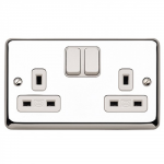 MK K2948PCR 2g switched socket polished chrome