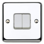 MK K4672PCR 2G 2W switch polished chrome