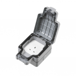 MK K56480 GRY m/seal plus 1G unswitched socket