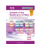 KEWTECH TC5 inspection & test schedule(domestic)