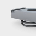 M10 Z/P channel nut short spring(40x20mm)