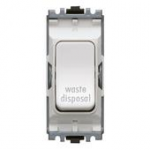 MK K4896WDWHI 20A DP 1Way Marked "WASTE DISPOSAL"