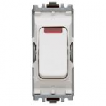 MK K4896NWHI 20A DP grid switch with neon