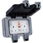 BG Storm 2g 13a RCD IP66 Switched Skt Weatherproof
